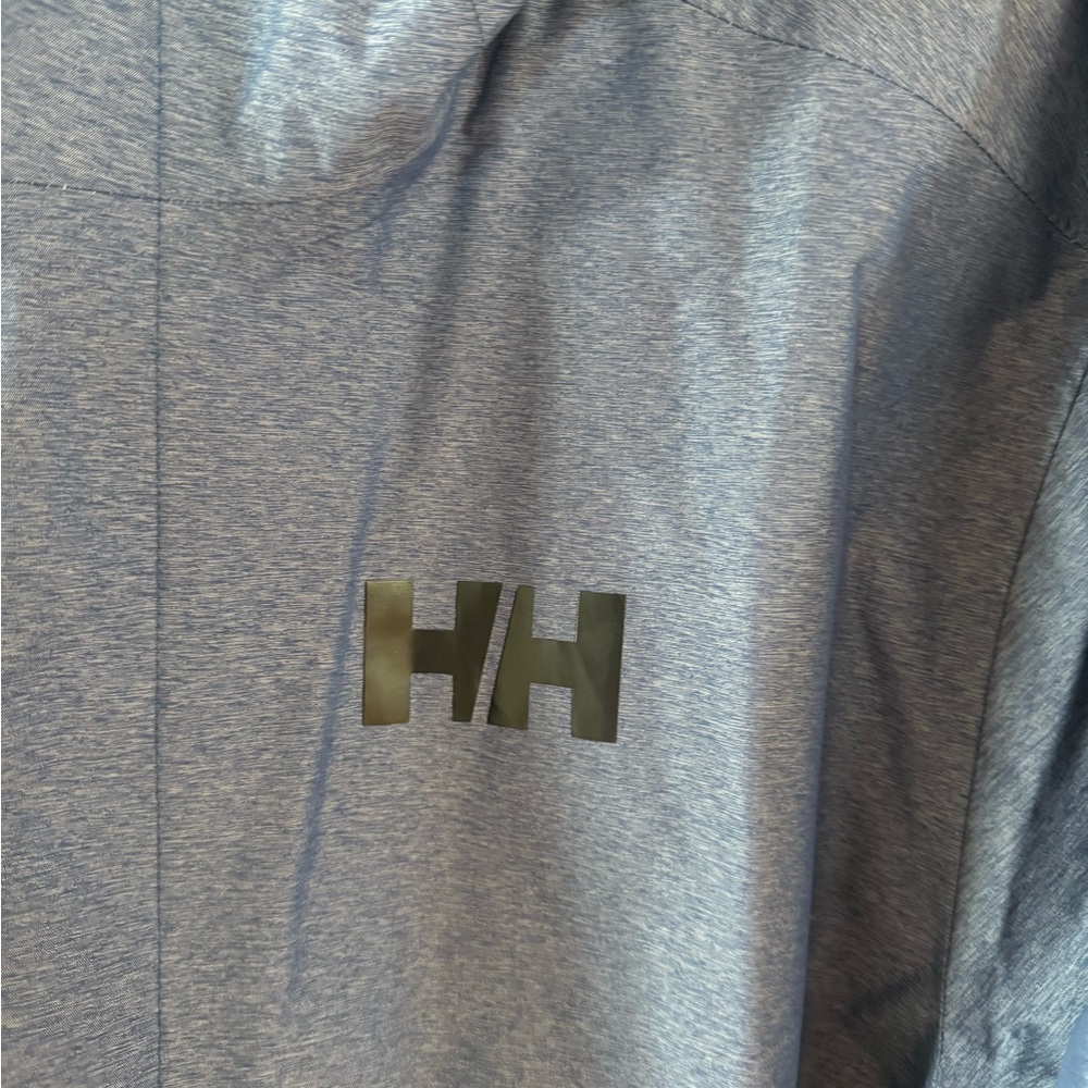 Helly Hansen Nari Men's Navy Hooded Raincoat - Picture 3 of 6